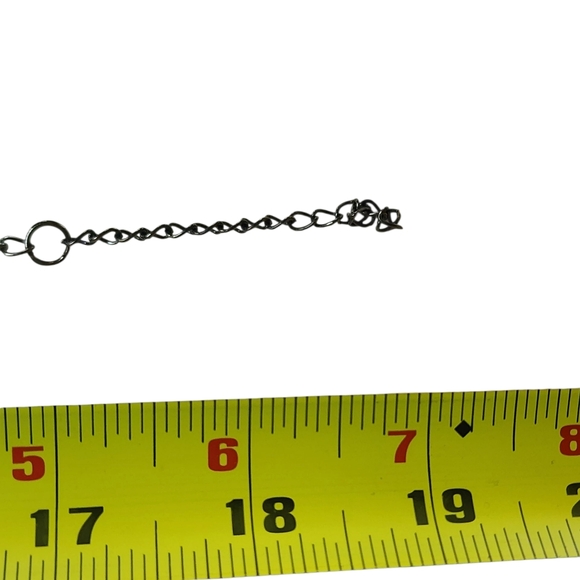 hot pink & black Teardrop statement necklace - Picture 11 of 11